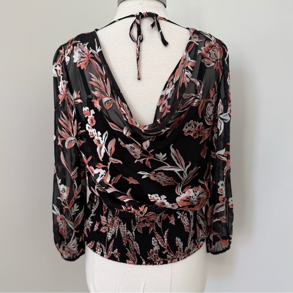 WHBM Draped Back Blouse - Picture 7 of 13